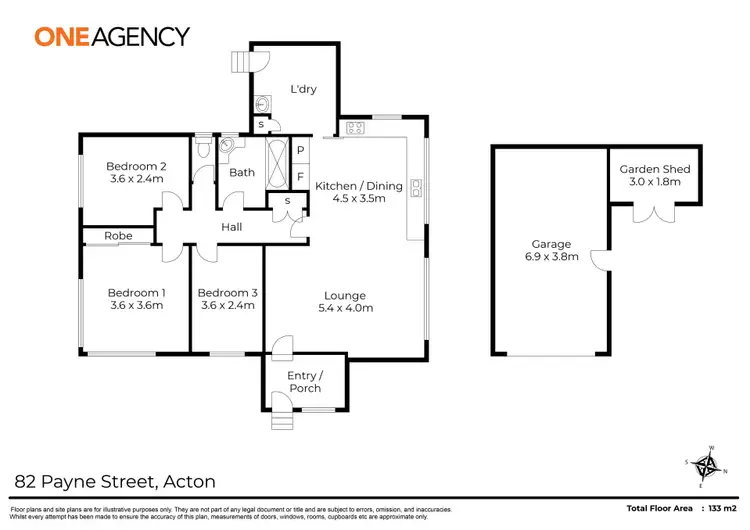 Floorplan of Homely house listing, 82 Payne Street, Acton TAS 7320