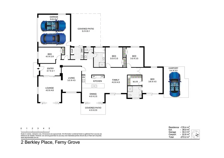 Floorplan of Homely house listing, 2 Berkeley Place, Ferny Grove QLD 4055