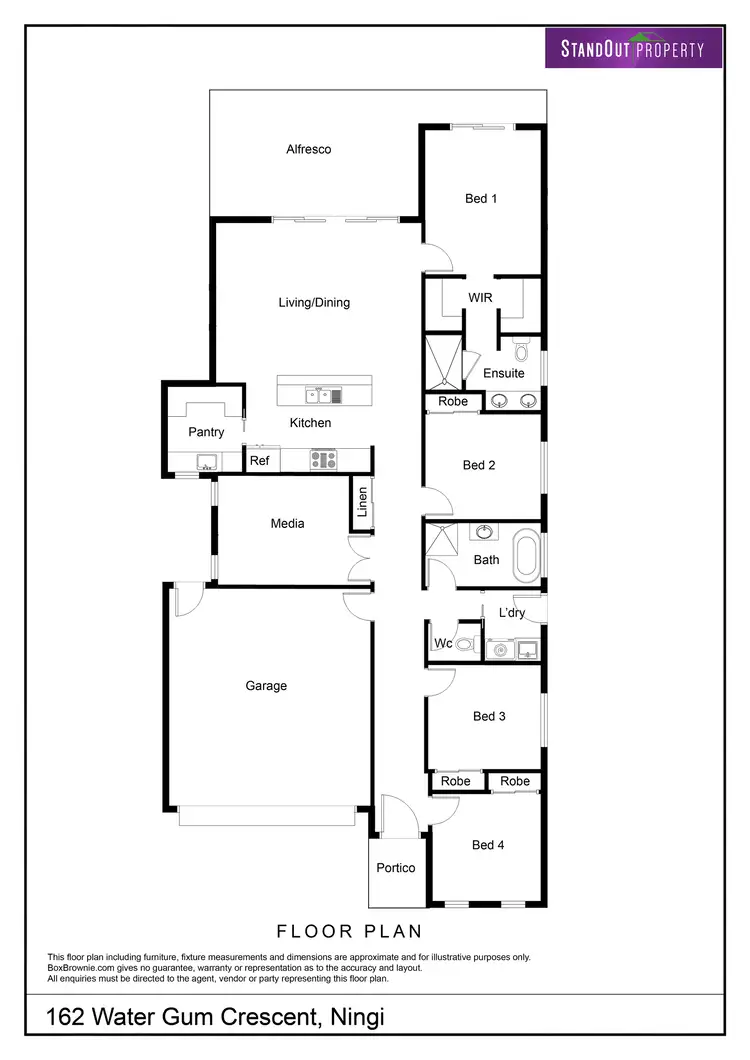 Floorplan of Homely house listing, 162 Water Gum Crescent, Ningi QLD 4511