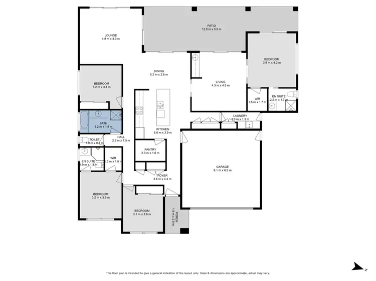 Floorplan of Homely house listing, 96 Kangaroo Avenue, Bongaree QLD 4507