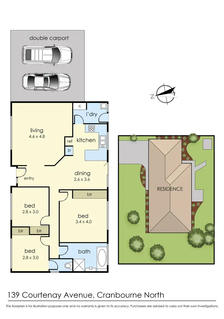 Floorplan of Homely house listing, 139 Courtenay Avenue, Cranbourne North VIC 3977
