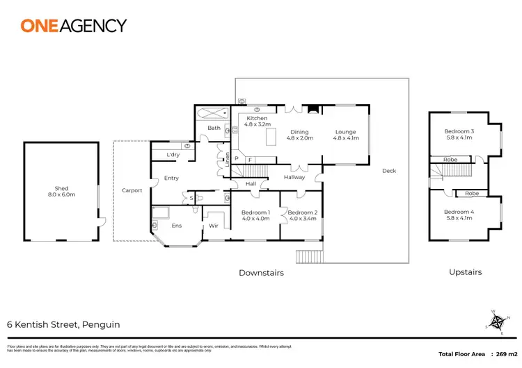 Floorplan of Homely house listing, 6 Kentish Street, Penguin TAS 7316