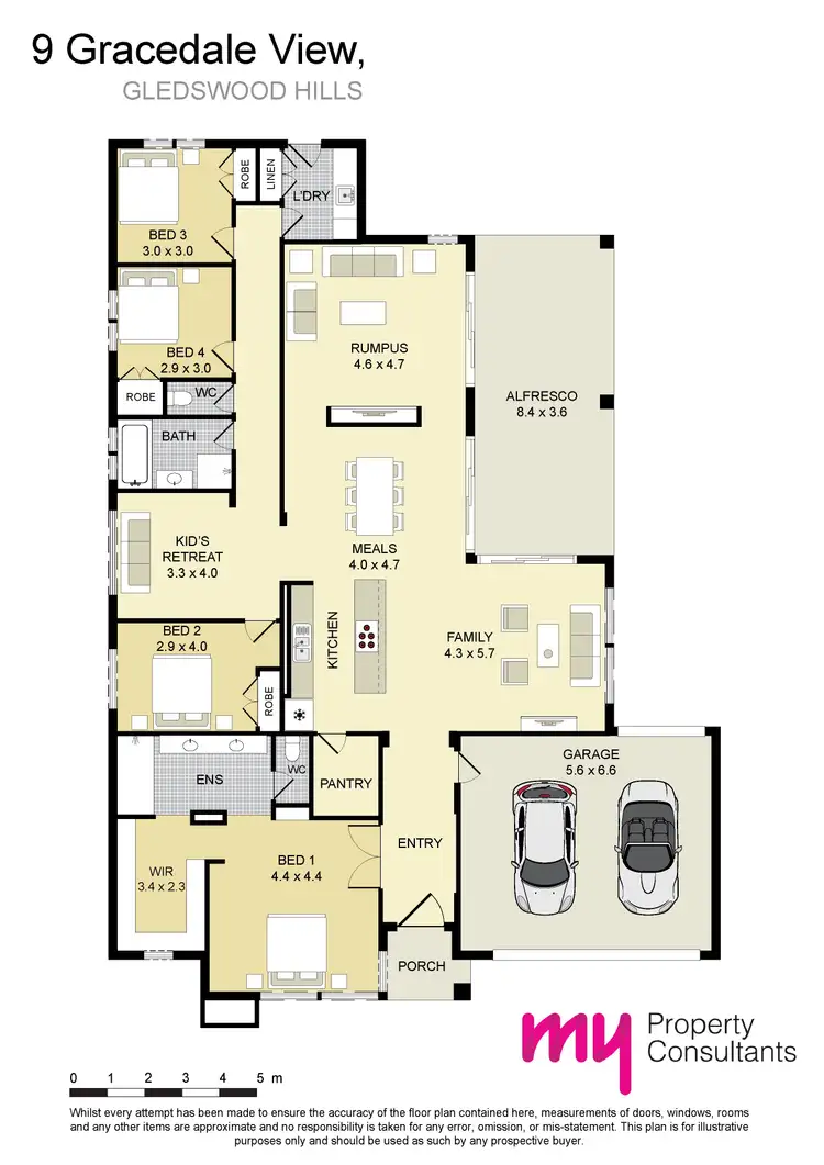 Floorplan of Homely house listing, 9 Gracedale View, Gledswood Hills NSW 2557