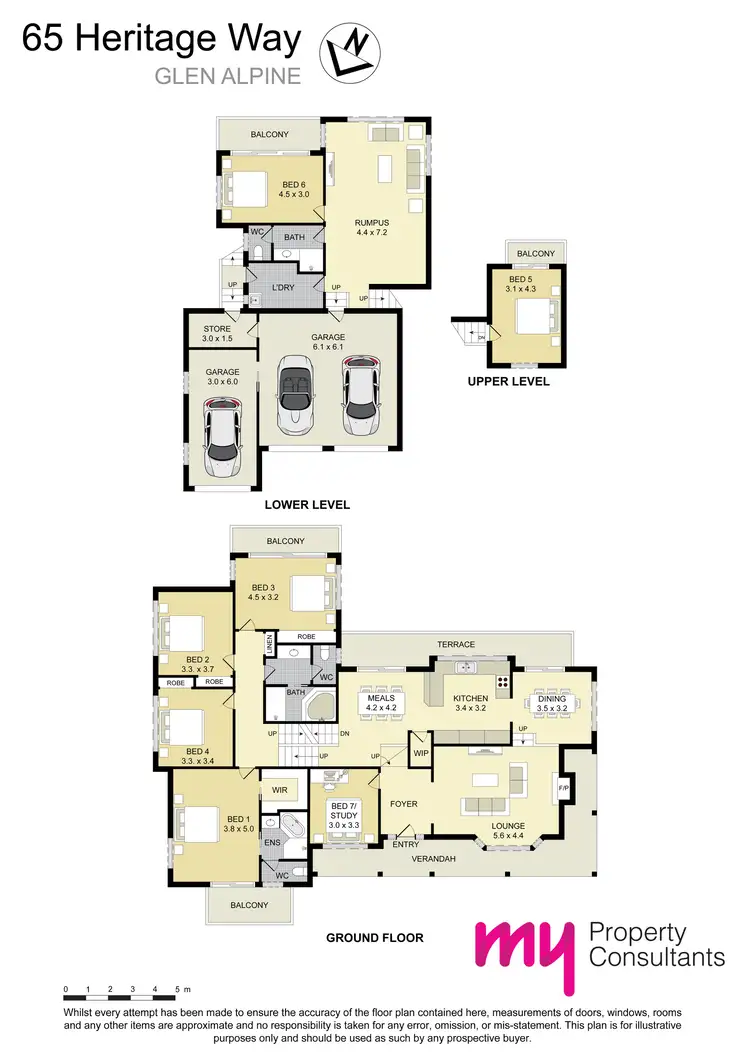 Floorplan of Homely house listing, 65 Heritage Way, Glen Alpine NSW 2560