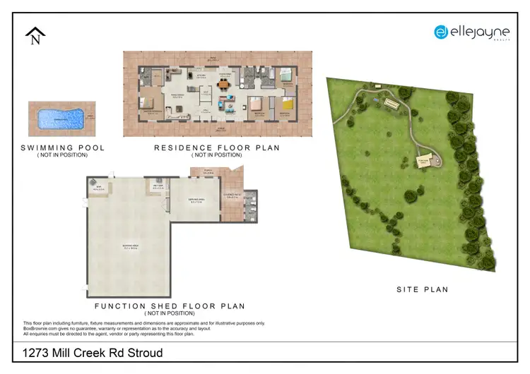 Floorplan of Homely rural property listing, 1273 Mill Creek Road, Stroud NSW 2425