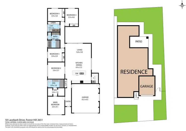Floorplan of Homely house listing, 50 Lacebark Drive, Forest Hill NSW 2651