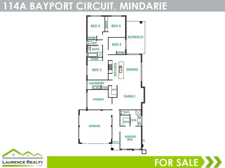 Floorplan of Homely house listing, 114A Bayport Circuit, Mindarie WA 6030