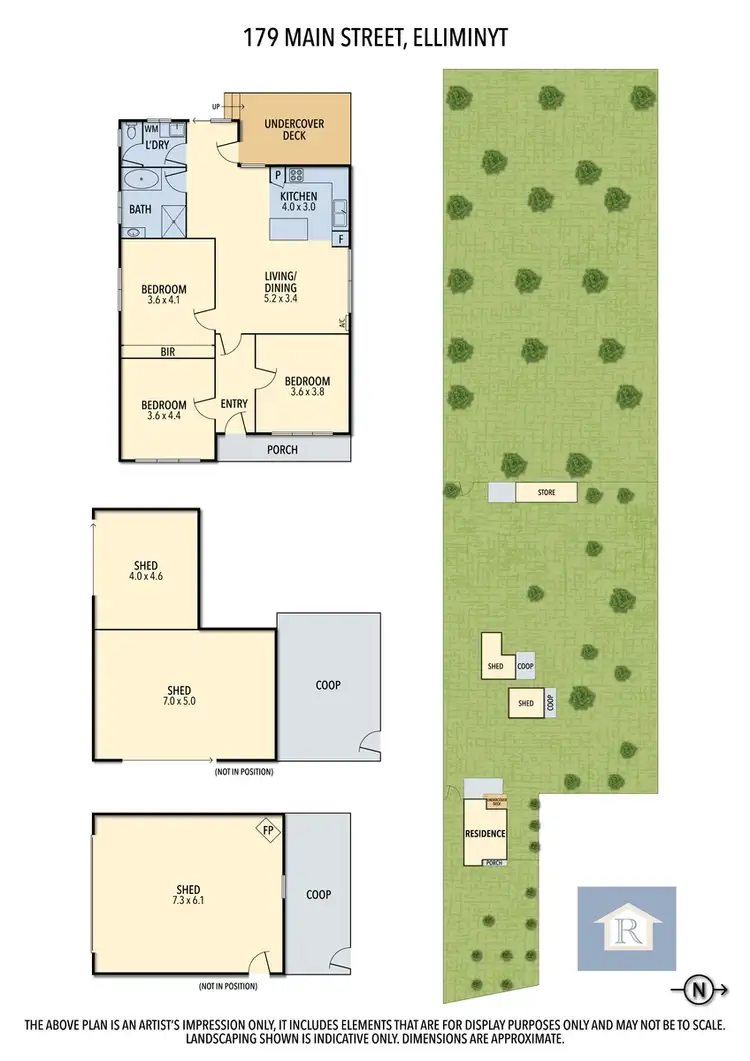 Floorplan of Homely house listing, 179 Main Street, Elliminyt VIC 3250