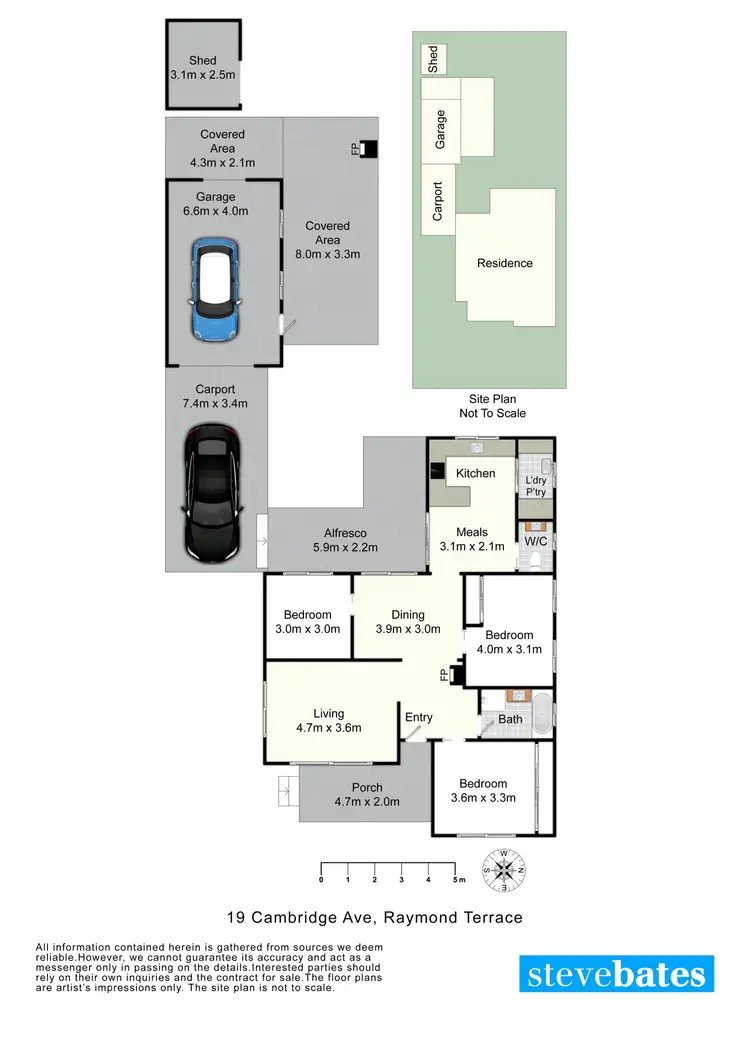 Floorplan of Homely house listing, 19 Cambridge Avenue, Raymond Terrace NSW 2324
