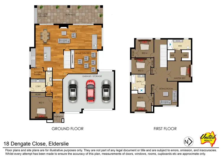 Floorplan of Homely house listing, 18 Dengate Close, Elderslie NSW 2570