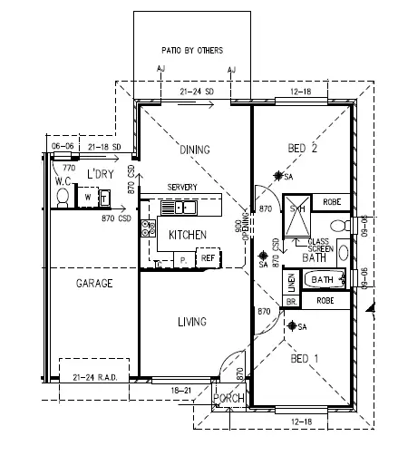 Floorplan of Homely unit listing, 7/6 Beryl Place, Gatton QLD 4343