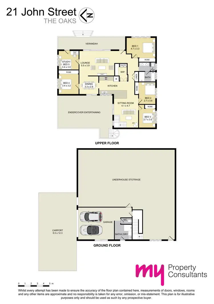 Floorplan of Homely house listing, 21 John Street, The Oaks NSW 2570