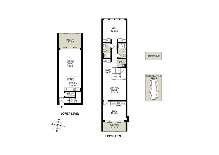 Floorplan of Homely apartment listing, 208/25 Railway Road, Quakers Hill NSW 2763