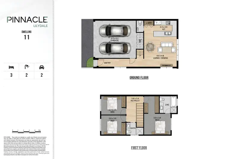 Floorplan of Homely townhouse listing, 11 Arna Mews, Lilydale VIC 3140