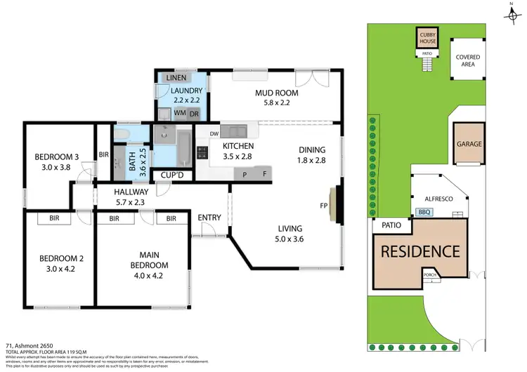 Floorplan of Homely house listing, 71 Ashmont Avenue, Ashmont NSW 2650