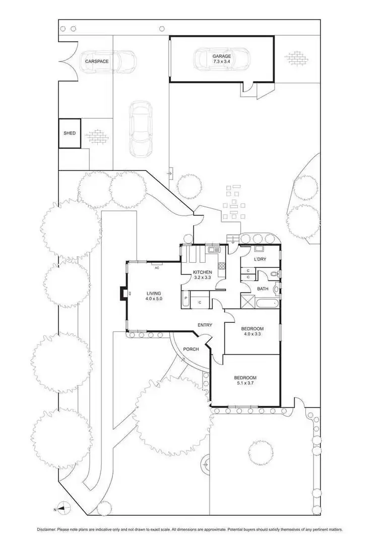 Floorplan of Homely house listing, 22 Fitzgerald Road, Essendon VIC 3040