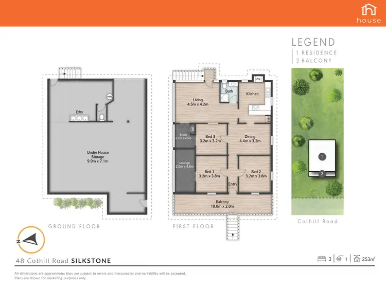 Floorplan of Homely house listing, 48 Cothill Road, Silkstone QLD 4304