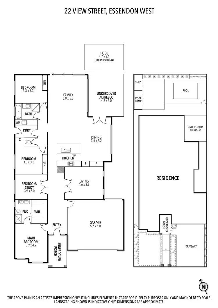 Floorplan of Homely house listing, 22 View Street, Essendon West VIC 3040