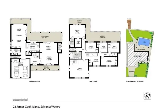 Floorplan of Homely house listing, 23 James Cook Island, Sylvania Waters NSW 2224