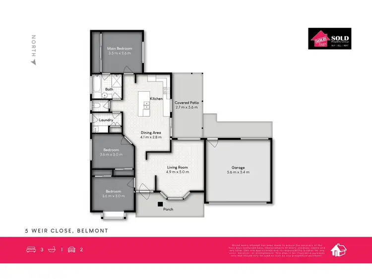 Floorplan of Homely house listing, 5 Weir Close, Belmont QLD 4153