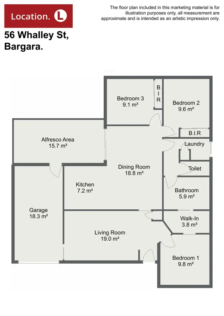 Floorplan of Homely house listing, 56 Whalley Street, Bargara QLD 4670