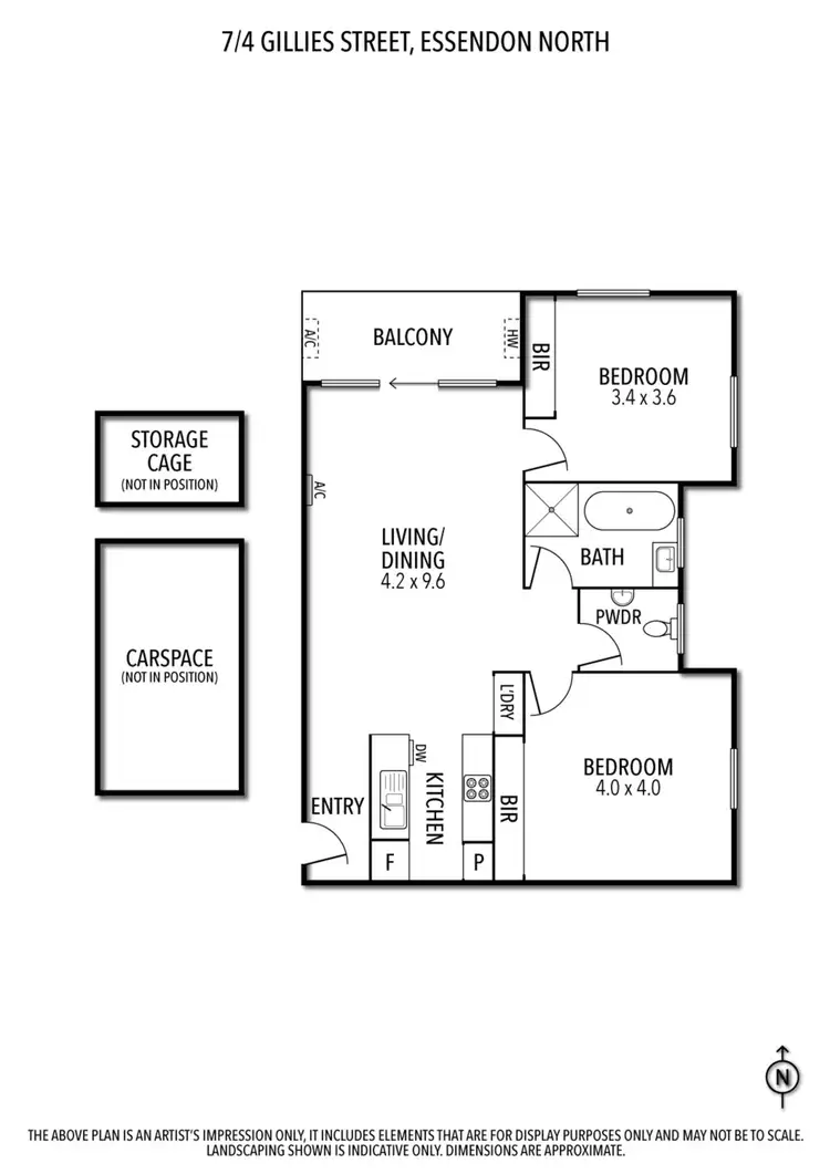 Floorplan of Homely apartment listing, 7/4 Gillies Street, Essendon North VIC 3041