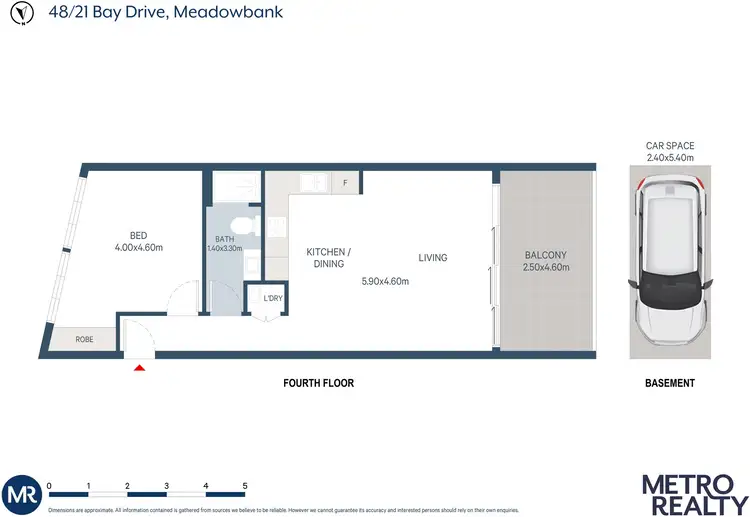 Floorplan of Homely apartment listing, 48/21 Bay Drive, Meadowbank NSW 2114