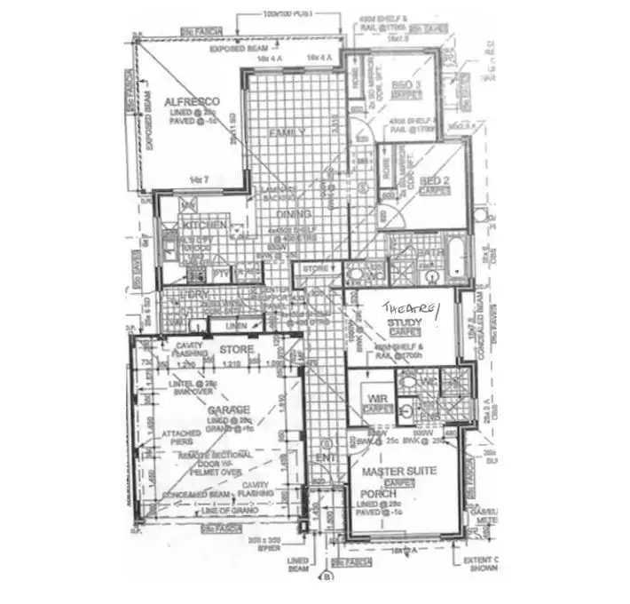 Floorplan of Homely house listing, 16 Vitis Chase, Ashby WA 6065