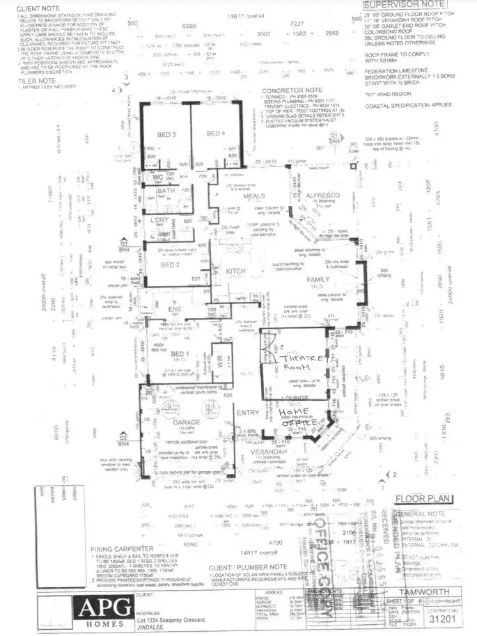 Floorplan of Homely house listing, 30 Seaspray Crescent, Jindalee WA 6036
