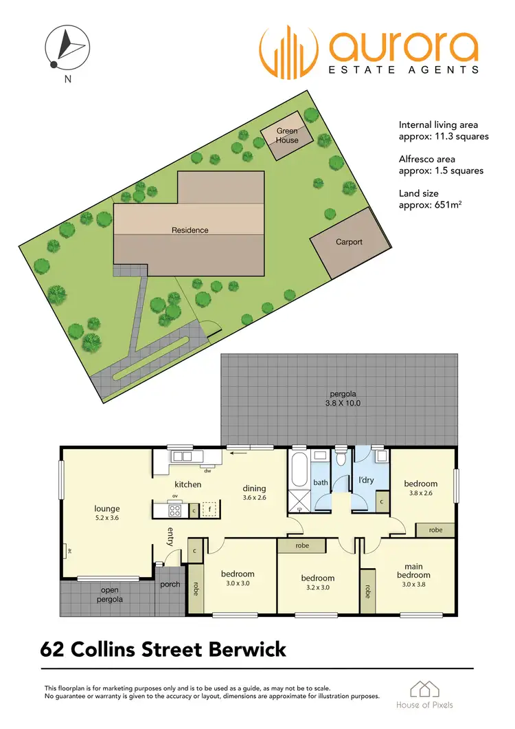 Floorplan of Homely house listing, 62 Collins Crescent, Berwick VIC 3806