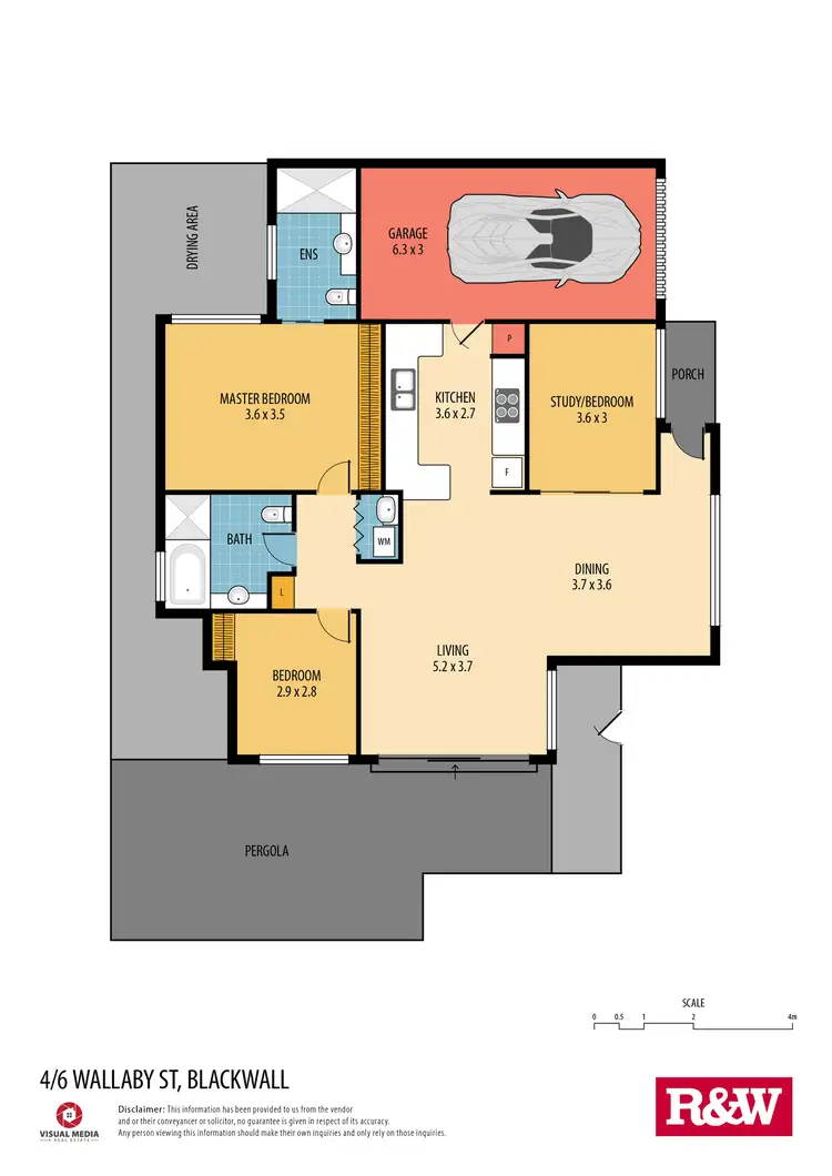 Floorplan of Homely villa listing, 4/6 Wallaby Street, Blackwall NSW 2256