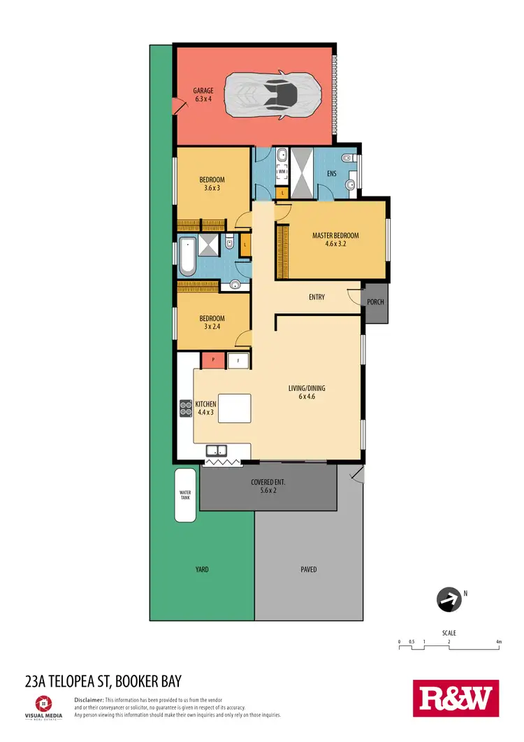 Floorplan of Homely villa listing, 23A Telopea Street, Booker Bay NSW 2257