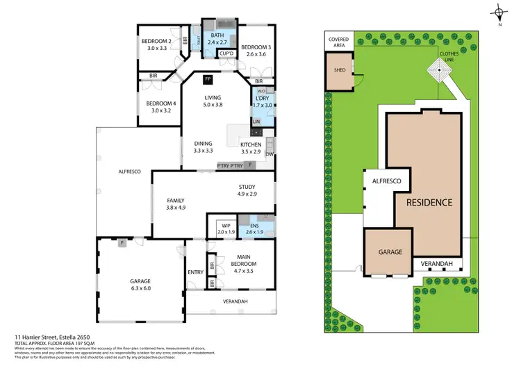 Floorplan of Homely house listing, 11 Harrier Street, Estella NSW 2650