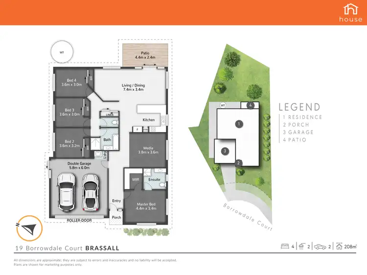 Floorplan of Homely house listing, 19 Borrowdale Court, Brassall QLD 4305