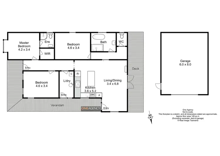 Floorplan of Homely house listing, 1/134 Emmett Street, Smithton TAS 7330