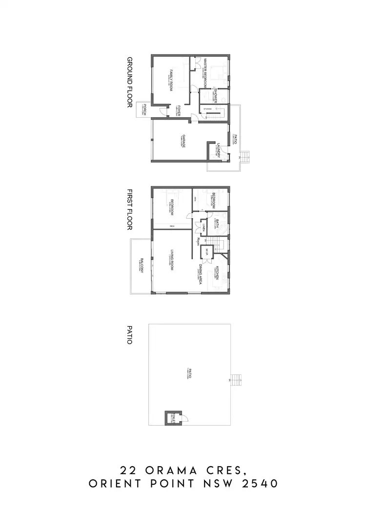 Floorplan of Homely house listing, 22 Orama Crescent, Orient Point NSW 2540