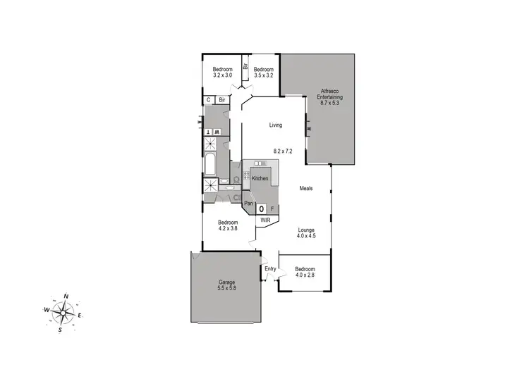 Floorplan of Homely house listing, 4 Castlehill Avenue, Greenvale VIC 3059