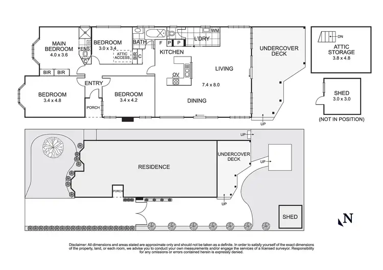 Floorplan of Homely house listing, 12 Lyttle Avenue, Essendon VIC 3040