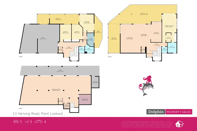 Floorplan of Homely house listing, 13 Yarrong Road, Point Lookout QLD 4183
