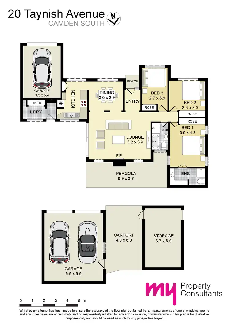 Floorplan of Homely house listing, 20 Taynish Avenue, Camden South NSW 2570
