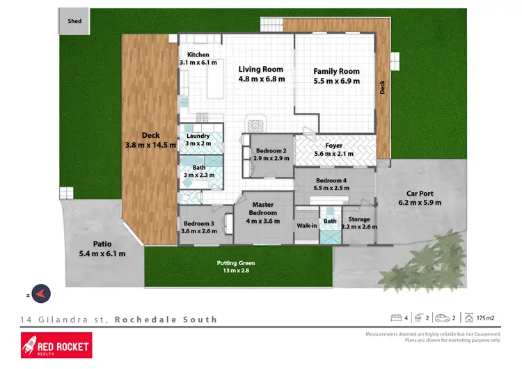 Floorplan of Homely house listing, 14 Gilandra Street, Rochedale South QLD 4123
