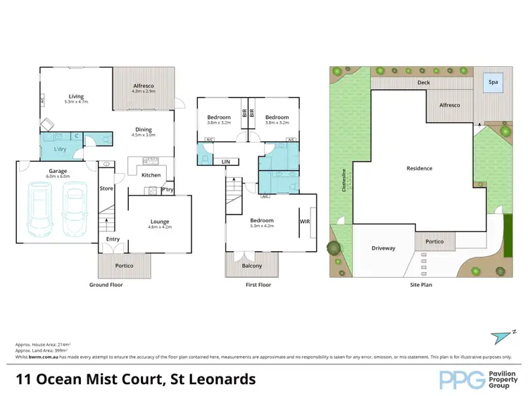 Floorplan of Homely house listing, 11 Ocean Mist Court, St Leonards VIC 3223