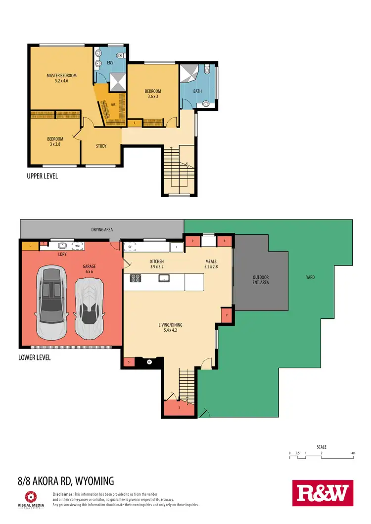 Floorplan of Homely townhouse listing, 8/8 Akora Road, Wyoming NSW 2250