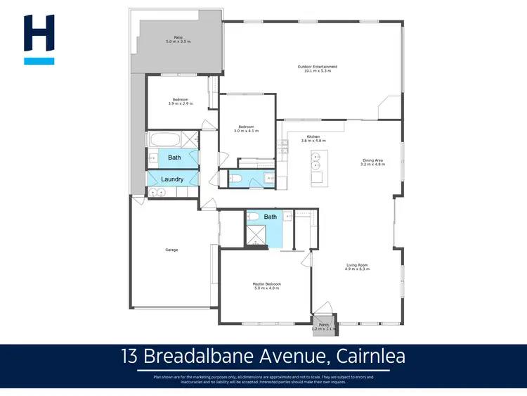 Floorplan of Homely house listing, 13 Breadalbane Avenue, Cairnlea VIC 3023