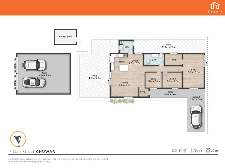 Floorplan of Homely house listing, 7 Dan Street, Chuwar QLD 4306