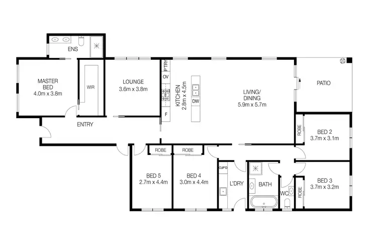 Floorplan of Homely house listing, 28 Gussey Street, Moncrieff ACT 2914