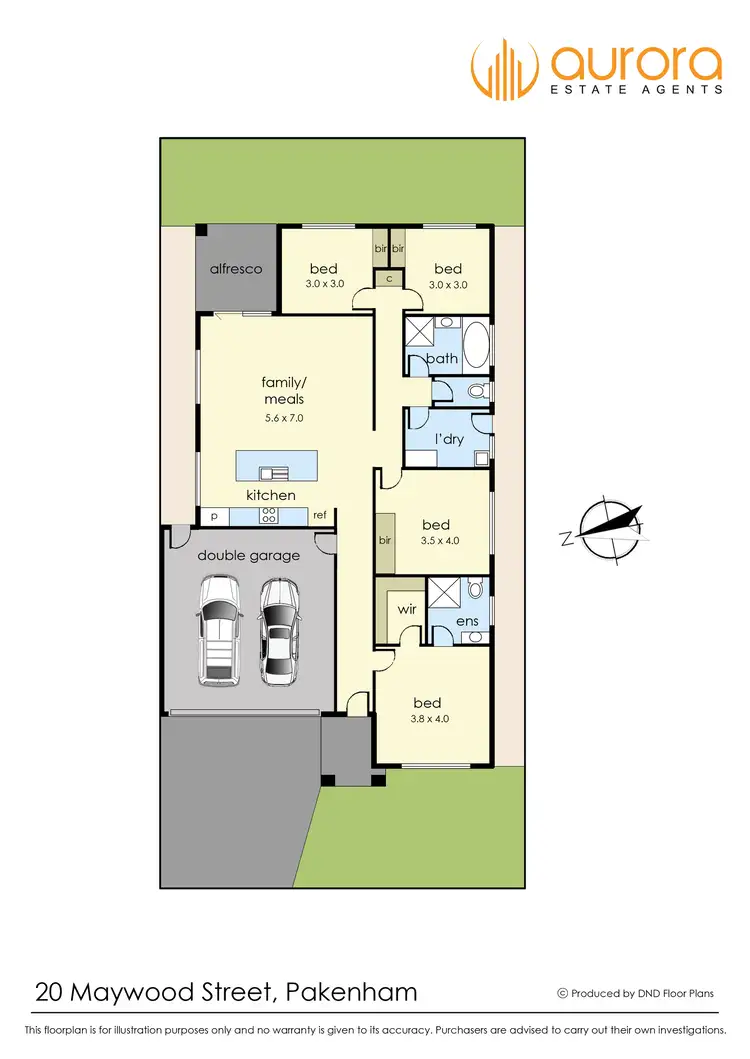 Floorplan of Homely house listing, 20 Maywood Street, Pakenham VIC 3810