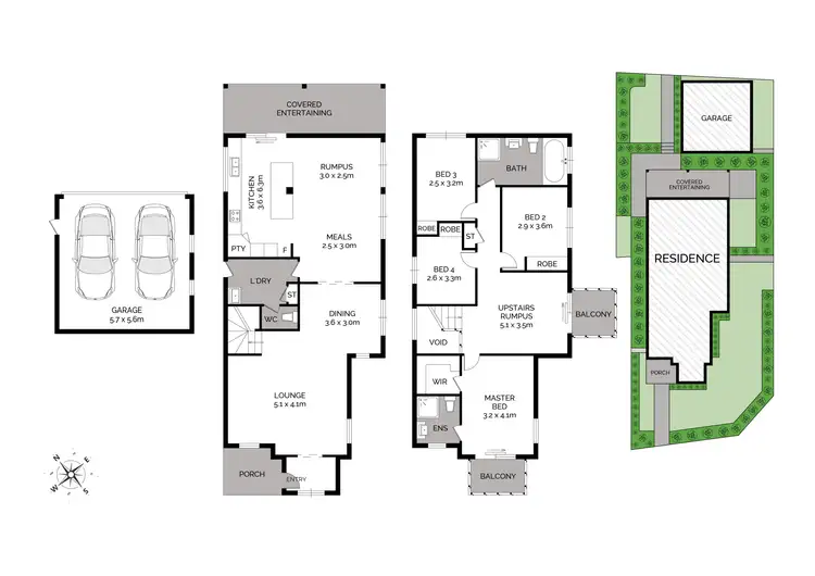 Floorplan of Homely house listing, 83 Midlands Terrace, Stanhope Gardens NSW 2768