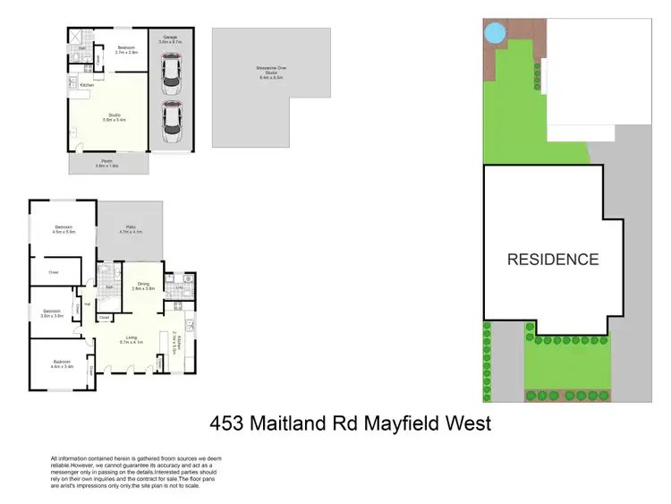 Floorplan of Homely house listing, 453 Maitland Road, Mayfield West NSW 2304