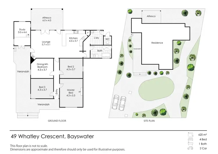 Floorplan of Homely house listing, 49 Whatley Crescent, Bayswater WA 6053